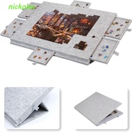NICKOLAS 1000 Piece Tilting Puzzle Board, Felt Portable Puzzle Storage Pad, Puzzle Table 1000 Piece 