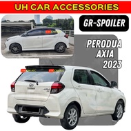 PERODUA AXIA 2023 GR Spoiler (ABS) REAR SPOILER WING LIP TOP SPOILER