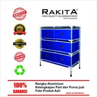 Rakita LL 006 Nightstand Shelf 6-Drawer Cabinet/