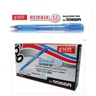 G'Soft 5566R Remaja Ball Pen | 0.5mm Needle Tip
