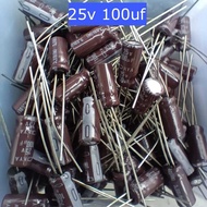 Elco Capacitor 25v 100uf Capacitor Good Quality