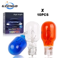 10pcs Clear Glass T15 W16W 16W Halogen Bulb Interior Light Clearance Halogen Bulb Warm Bulb White Bl