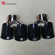 1Pair Quad Outlet Carbon Fiber Muffler Pipe For BMW G20 G21 G22 G23 G26 G28 G42 M240i M330i M340i M4
