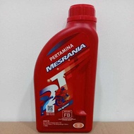 Pertamina Mesrania 2t super oil 1 liter Mesrania oil 2t 1 liter Pertamina oil 1 liter