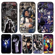 for OPPO A57E A58 A58X A59 F1s A60 A74 A76 A77 F3 A78 A79 TG5 Michael Jackson 9Y4 Fashion Black TPU 