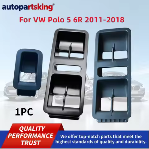 For VW Polo 5 6R GTI MK5 Cross Hatchback 2011-2018 x1 Window Lift Control Switch Button Panel Trim 6
