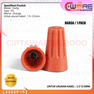 Ewig Lasdop P3 Rotary Screw Wire Connector Crimping Connector Cable Connector 1.5~2.5mm