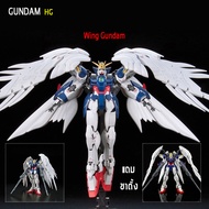 (บรรจุกล่อง)gundam HGชุดตัวต่อ กันดั้ม แถม สติกเกอร์ ขาตั้งHeresy Attack on Freedom War Mecha Buildi