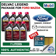 Mobil Delvac Legend 15W-40 7 liters for FORD RANGER , EVEREST , MAZDA BT-50 - ENGINE OIL