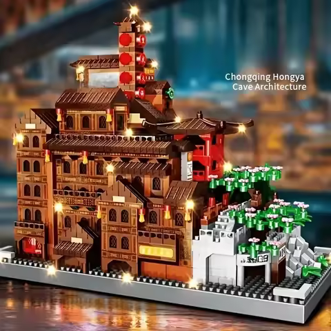 1870 Pieces, Famous Landmark Building Blocks, Hongyadong Handmade Building Block Assembly Toys, Abs 