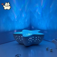 Wave Projection Light, Starfish Light, 3D Holographic Water Wave Romantic Ambient Light, Children's 