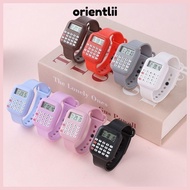 ORIENTLIIY Micro Calculator Watch, Date Display Cartoon Electronic Digital Calculator, Casual Multif
