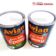 New Avian Non Sag Epoxy Set 2 Komponen Kemasan besar 1.6 Kg Lem