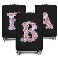 New Luggage Cover Elastic Baggage Cover 18-32 Inch Suitcase Case Dust Cover Rose Flower Series