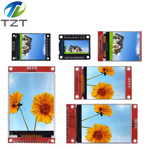 TFT Display 0.96/1.3/1.44/1.8/2.4/2.8/3.5 inch TFT full color screen LCD module ST7735 ILI9341 drive