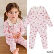 [cordi-i] Baby Clothes Jasmine Spandex Brushed Pajamas (23FW)_AI171 from Korea / Spring Fall Winter 