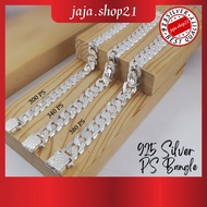 READY STOCK | New Design Original 925 Silver Bracelet Bangle For Men (300/340/380 PS) | Gelang Tangan Lelaki Perak 925