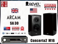 Revel M16 美國 書架喇叭+英國綜合擴大機 Arcam SA30『公司貨』可視聽 ⇩