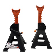 JACK STAND 2PCS/BOX Portable Car Repair Tool Kit & BOTTLE JACK Orange Hydraulic 2/3/5/10TON