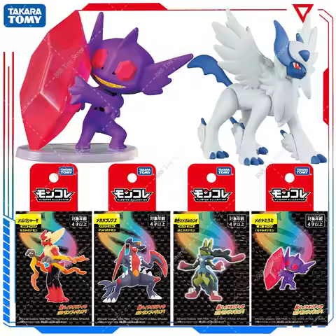 Genuine Pokemon Figrue Mega Sableye Mega Charizard Y Mega Absol Mega Blaziken Shiny Mega Lucario Act