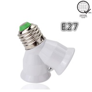 Screw E27 LED Base Light Lamp Bulb Socket E27 to 2-E27 Splitter Adapter lamp holder E27 socket bulb 