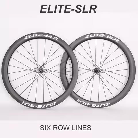ELITE Wheels-Carbon Road Bicycle Wheelset, Disc Brake, Matte Glossy Rim, HG, XDR, 700C, Bike Accesso