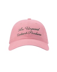 [ Rough Cut ] Unpaid Content Producer Cap® / Light Pink