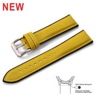 Cao Cấp Nylon Sailcloth Dây đeo đồng hồ Cao Su Sliesone Dây Đeo 18Mm 19Mm 20Mm 21Mm 22Mm cao su khôn