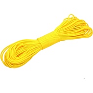 100ft Type III 7 Strand Core Paracord 550 Parachute (19# Yellow)