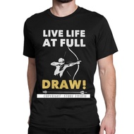 Fashion T-Shirt Leisure Archery Funny Premium Cotton 3D Tshirts Harajuku Bow Arrow Hunter Sports Camisas Tees Fast Ship