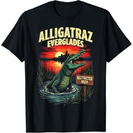 Funny Meme Alligatraz Everglades Alcatraz Men Gifts T-Shirt