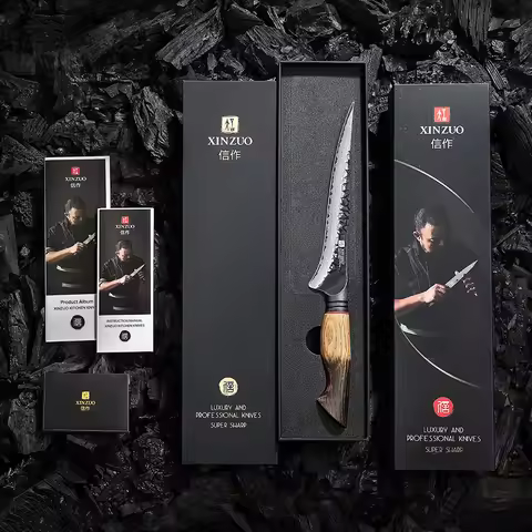 Luxury XINZUO 7 Inches Fillet Knife Damascus Steel Knife 67 Layers Forged Blade Comfortable Handle P