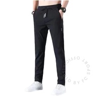 Black Seluar Track Lelaki Casual Pants Men Slim Fit  Seluar Lelaki Tracksuit  Long Pants Men