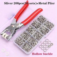 Prong Rings 9.5mm Buckle Buttons Metal Colour Pliers Snap Button Claw DIY Set Hand Pressure Plier Ri