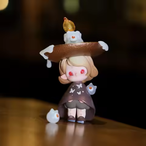 Letsvan Impopo Pix Hidden Night Collection Series Blind Box Mystery Box Cute Action Anime Figures Do