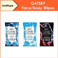 Japan GATSBY Body Facial Cooling Wet Wipes