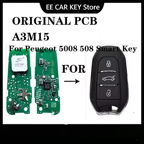 For Peugeot 5008 508 Smart Key PCB 3 Buttons IM3A AES NCF29A1 IM3A 434MHz Keyless Go OEM A3M15 Chip