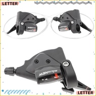 LETTER Mountain Bike Shifter, Universal Left Right Thumb Bicycle Levers Shifter,  7/8/9/10/11Speed G