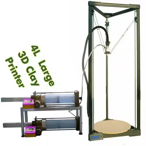 Super large clay 3D printer KIT DIY printing size 900mm high 2L+2L barrel (TC900) ceramic printing