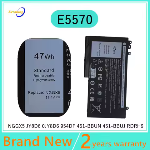 Laptop Battery For Dell NGGX5 Latitude E5470 E5570 Series For Precision 3510 11.4V 47WH