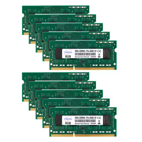 (T3) DDR4 16GB 3200Mhz Laptop Memoria Ram PC4 1.2V 260Pin Non-ECC Unbuffered Memory Ram