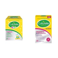 Culturelle Kids Probiotic + Fiber Packets (Ages 3+) - 60 Count - Digestive Health & Immune Support &