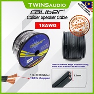 CALIBER 18AWG /16AWG /12AWG Speaker Cable (50METER) 100% COOPER