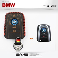 [2M2] BMW i8 Oil Tram Smart Chip Sensor Key Leather Case Ring Protective Bag