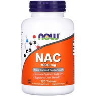 美國Now Foods 乙醯半胱胺酸 (NAC) 1,000毫克 120片