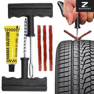 ZS Tire Repair Tools Car Motorcycle Bike Vacuum Tyre Puncture Repairing Rubber Strips Tools set Tire