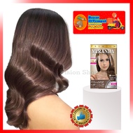 Pewarna Rambut Permanen Miranda Hair Colour Brown 30ml Cat Rambut Warna Natural Coklat Gelap Semir R