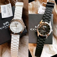 Coach Rubber Watch (Black/White) 35mm Taiwan
