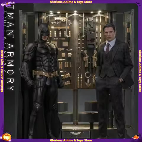 24-hour Shipment HotToys HT MMS750 Batman Armor Warehouse Bruce Wayne 2.0 Set 1/6 Movable Model Gift