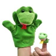 Animal Snake Parent-Child Puppet Finger Puppet Snake Big Hand Puppet + Snake Small Finger Puppet for Babies Who Love to Listen to Stories Can Choose